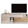 Web Convenienza Base TV con Ante e 2 Cassetti Made in Italy - Credenza Contenitore Collezione Riviera per Soggiorno Cucina Ingresso Sala Mobile Design moderno (Cashmere/Kadiz, 180 cm)