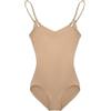 Capezio Donne 3532C Canotta W/trasparente Trans Strap - Nude, Large