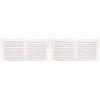 Amig - Griglia Rettangolare in Alluminio con Zanzariera | Griglie di Ventilazione per Uscita d'Aria | Ideale per Soffitto di Cucina e Bagno | Misure 150 x 300 MM | Colore Bianco (Confezione da 2)