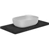 SCARABEO CERAMICHE SCARABEO - GLAM 56 lavabo in ceramica d'appoggio 56x39cm [bianco lucido] - 1804