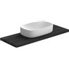 SCARABEO CERAMICHE SCARABEO - MOON 70 H18 lavabo in ceramica d'appoggio 70x42 cm [bianco lucido] - 5502