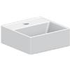 SCARABEO CERAMICHE SCARABEO - TEOREMA 2.0 30R lavabo in ceramica da appoggio o sospeso 30x30cm [bianco lucido] - 5155