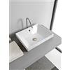 SCARABEO CERAMICHE SCARABEO - TEOREMA 2.0 lavabo in ceramica da incasso 45x36cm [bianco lucido] - 5130