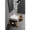 SCARABEO CERAMICHE SCARABEO - TEOREMA 2.0 lavabo in ceramica da appoggio o sospeso sx 60x44 cm [bianco lucido] - 5117