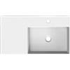 SCARABEO CERAMICHE SCARABEO - TEOREMA lavabo in ceramica sx d'appoggio o sospeso 80x44cm [bianco lucido] - 5118