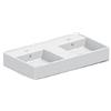 SCARABEO CERAMICHE SCARABEO - TEOREMA lavabo in ceramica d'appoggio o sospeso 101x46cm doppia vasca [bianco lucido] - 5142