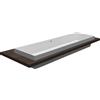 SCARABEO CERAMICHE SCARABEO - TEOREMA lavabo in ceramica da incasso 120x36 [bianco lucido] - 5153