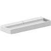 SCARABEO CERAMICHE SCARABEO - TEOREMA lavabo in ceramica da appoggio/sospeso 140x46cm [bianco lucido] - 5158R-140A