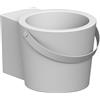 SCARABEO CERAMICHE SCARABEO - BUCKET lavabo in ceramica da appoggio 40,5 x 54cm [bianco lucido] - 8804