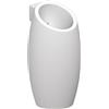 SCARABEO CERAMICHE SCARABEO - PLANET lavabo in ceramica a terra Ø54x105cm [bianco lucido] - 8104
