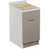 Colavene - Swash lavapanni 45x60x86h con tavola di lavaggio - 24070 : Finitura colacril - Verde