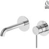 Newform - X-WAY miscelatore monocomando a parete per lavabo - 73928E : Finitura - Cromo lucido