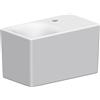 SCARABEO CERAMICHE SCARABEO - CUBE lavabo in ceramica da appoggio o sospeso 42x24cm [bianco lucido] - 1522