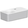 SCARABEO CERAMICHE SCARABEO - CUBE lavabo in ceramica da appoggio o sospeso 42x24cm [bianco lucido] - 1523