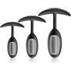 SXOVO Plug Anali Appesantiti Silicone Plug Anale con Sfera Metallica Incorporata Set di Allenamento Anale Butt Plug per Allungamento Anale Esercizi dello Sfintere Sex Toys per Uono Donna Principiante