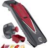 Börner Affettaverdure Vital (Set Base) - Mandolina a V con Funzione Condimento per insalata - Mandolina Professionale per Verdure & Frutta - Tagliaverdure con Spessori Regolabili
