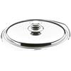 Lacor 60922 - Coperchio per Zurena, Acciaio Acciaio Inox, 22 cm | Realizzato in acciaio inossidabile alimentare; alta resistenza alla corrosione e usura quotidiana in cucina