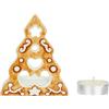 THUN - Porta tea-light albero in porcellana Thunland-8x10x9 cm