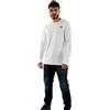The North Face NF0A8A6FFN4 M L/S Easy Tee T-Shirt Uomo TNF White Taglia XXL
