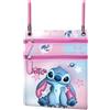 Stitch Disney Stitch - Borsa a tracolla verticale, tempo libero