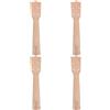 Manico in legno per ukulele fatto a mano fai da te Manico in legno grezzo per