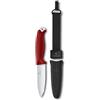 Victorinox Coltello Venture, 5 Funzioni, Made in Switzerland, Coltello da Bushcraft a Lama Fissa, con Lama da 10,5 cm e Foro Esagonale, Codolo Intero. Rosso