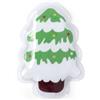 Generico Scaldamani Tascabile Riutilizzabile Natalizio, Design Albero di Natale, Verde e Bianco