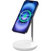 Volta Caricatore Magnetico 2 in 1, Stand per iPhone e AirPods, Caricatore Wireless Magnetico Compatibile con iPhone 16/15/14/13/12 Serie, AirPods Pro