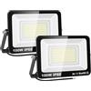 SKYWORLD 2 Pezzi Faretto Led da Esterno, 100W 10000LM Luci da Esterno