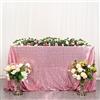 ShinyBeauty Tovaglia con paillettes Pink Gold 225 x 330 CM Tovaglie con paillettes rettangolari Tovaglie rosa rosa per tovaglia da tavola rettangolare da 8 piedi