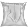 Lirex Set di 2 Federe in Raso 40x40cm, Protezione Capelli e Pelle & Antirughe, Chiusura a Busta,(Grigio Chiaro)