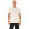 RIP CURL T-Shirt a Manica Corta Uomo Staple, Beige, L