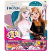 GIOCHERIA Giga Block Set Da Disegno Frozen 5 In 1 Con Accessori Assortiti