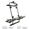 Fabbri Portabici posteriore Fabbri BICI OK MTB VAN per RENAULT MASTER dal 2011 bici NERO