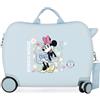 Disney Minnie Happy Valigia per Bambini Rigida Chiusura a combinazione Laterale 4 Ruote Bagaglio a Mano è realizzato in ABS, un materiale rigido e leggero., Valigia per bambini, Taglia unica, Valigia