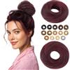 YIBOZI Pettine elastico circolare completo fascia per capelli