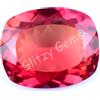 Naturale Rosso-Arancio Padparadscha Zaffiro 20.65 Cuscino CT Certificato Gemma