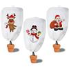 XLZJYIJ Cappuccio Protezione per Piante, 3 Pezzi Protezione Invernale per Piante in Vaso, 90x110 cm Coperture Decorative in Tessuto non Tessuto con Cordoncino Chiusura Lampo, Copertura Piante Inverno Antigelo