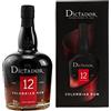 Dictador 12, 700ml, Rum Scuro Artigianale, Note Caramello, Cacao Vaniglia, Miele, Rum Colombiano Invecchiato fino a 12 anni in Botti exBourbon, Finish in Botti di Sherry, Rum Confezione Regalo, 40%Vol