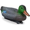 Relaxdays Anatra da Stagno, in Plastica, Resistente alle Intemperie, Figura Decorativa per Stagno, Giardino, Colorato