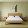EGOHOME Materasso 140 x 200 cm, altezza 16 cm, durezza H2/H3, materasso in schiuma fredda a 7 zone, con memory foam, certificato Öko-TEX, materasso reversibile che non danneggia la schiena