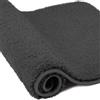 wyewye Tappeto da bagno in microfibra, tappetino per porta, tappeto da bagno super spesso 2 cm, tappeto da bagno super assorbente 60x120 cm, grigio scuro