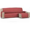 Martina Home Copri chaise longue imbottito Ambar, 280 cm, Rosso