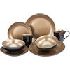 CreaTable, 23599, Serie GLAMOUR - Servizio da tavola, 8 pezzi