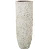 DRW Vaso da pavimento in ceramica in bianco rustico 80x30x30 cm
