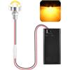 DIELIANHUA Mini Luce LED, Micro Luci LED per Casa Delle Bambole, Luci LED in Miniatura, Mini Luci LED a Batteria, Vetrine, Fai Da Te Modellismo