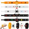 Capgoost Gadget Halloween Bambini, 5 Pezzi Braccialetto Pop Giocattoli, Braccialetti Pop It, Piccoli Giochi Halloween Braccialetto Fidget Toys, Regalini Fine Festa Compleanno Bambini Gadget Festa