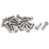 uxcell sourcingmap M5X20Mm 304 Testa Bombata In Acciaio Inossidabile Punta Torx A Prova Manomissione Viti 20Pcs