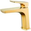 BELZ Rubinetto da Bagno - Miscelatore per Lavabo a Maniglia Singola, Design Moderno con Struttura in Ottone Durevole, Facile da Installare, Flusso d'Acqua Senza Schizzi per Lavandino e Mobile da Bagno