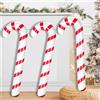 YUYWWAN Bastoncini di Zucchero Gonfiabili, 3 Pezzi 90 cm Bastoncino di Zucchero Gonfiabile Natale, Decorazioni Natalizie Caramelle Gonfiabile per Decorazioni Natalizie all'interni ed Esterni (90cm-3pcs)